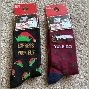 Festive Fun Novelty Socks Set